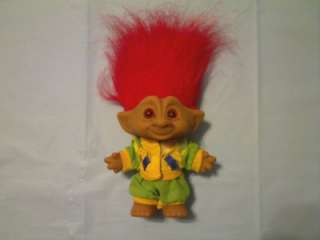 ACE NOVELTY CO. 5 TREASURE TROLL DOLL IN OUTFIT  