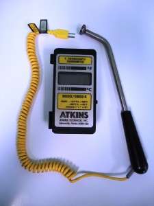 Atkins Thermocouple Thermometer Model 39658 K 14235 Used  