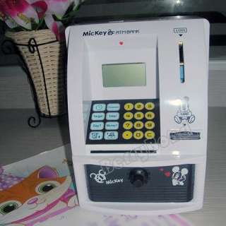Bank Toys Mini ATM Teller Deposit ATM Machine For Kid Black  