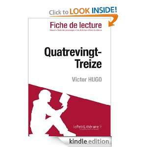 Quatrevingt Treize de Victor Hugo (Fiche de lecture) (French Edition 