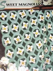 Sweet Magnolias Crochet Afghan Pattern Annies Attic  