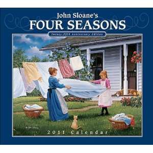  Four Seasons by John Sloane 2011 Wall Calendar Office 