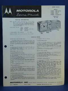 Motorola Service Manual Radio 57CD1 57CD2 57CD3 57CD4  