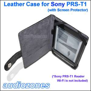   Case Cover (Book Style) for Sony PRS T1 Reader Wi Fi eReader +Film