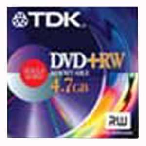  TDK DVD+RW Media 4.7GB (1 Pack) Electronics