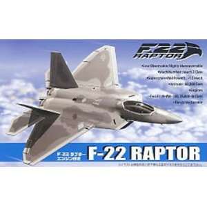  Fujimi 1/72 F 22 Raptor with Engine Airplane Model Kit 