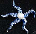 Summer Sea Starfish Brooch Pin Decorate Throw Pillows  