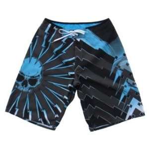  UN92 MB03, Shock Wave  Pewter, Board Shorts Sports 