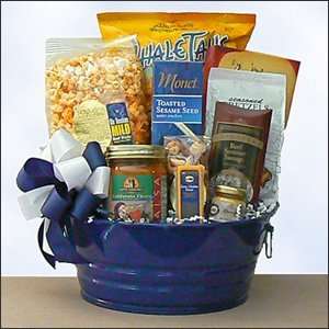 Savory Party Tub Fathers Day Gift Basket  Grocery 