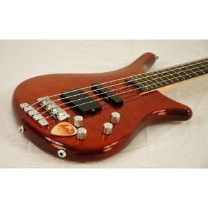  NEW PRO SCAVENGER FLAMED ACTIVE EQ ELECTRIC BASS GUITAR 