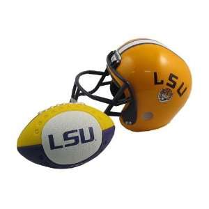 LSU Tigers NCAA Helmet & Football Set: Sports & Outdoors