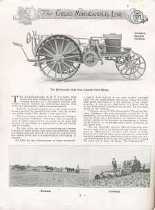 Minneapolis Steam Tractor Catalog Collection on CD  