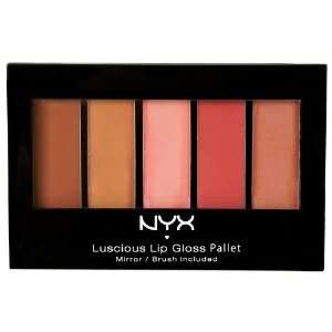 NYX Lip Gloss Palette, The Naturals, 0.26 Ounce Beauty
