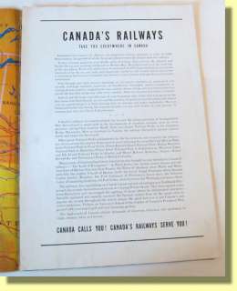 CANADA CALLS YOU   Canadas Railways Travel Brochure  