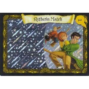   Quidditch Cup TCG Rare Premium Foil Card  Slytherin Match #26/80 Toys