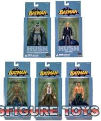 Batman Hush Wave 3 Set Batman / Gordon / Ghul / alfred  