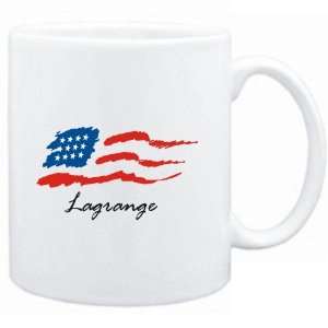  Mug White  Lagrange   US Flag  Usa Cities Sports 