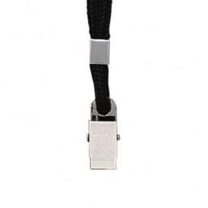 U Clip Lanyard, For ID Cards, 34, Black   For ID Cards; 34 