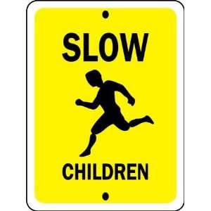 BRADY 94240 Slow (Running) Children,EG,Blk/Ylw,18x24  