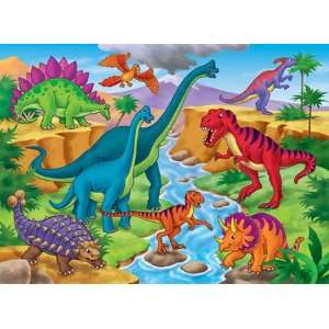  Puzzle Place 60pc. Dinosaurs Puzzle Toys & Games