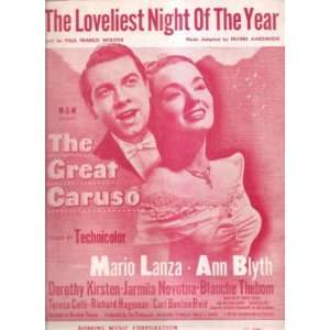   Loveliest Night Of The Year Mario Lanza Ann Blyth 197 
