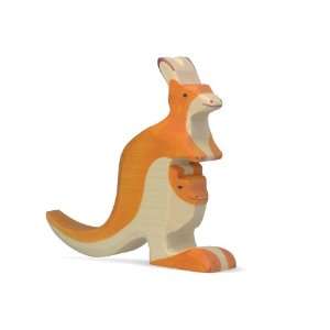  Holztiger Kangaroo With Joey Toys & Games