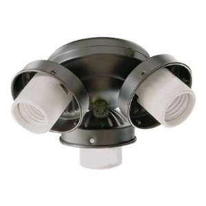  Ceiling Fan Light Kit in Matte Black Bulb Type 