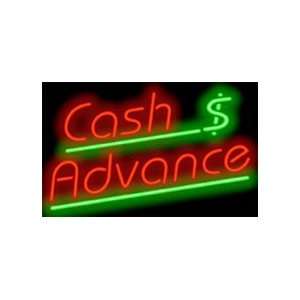  Cash Advance Neon Sign w/$