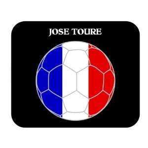  Jose Toure (France) Soccer Mouse Pad 