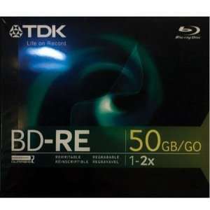  New BD RE 50GB 2X Blu Ray   BDRE50A: Electronics