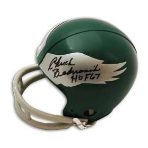  Autographed Chuck Bednarik Philadelphia Eagles Throwback 