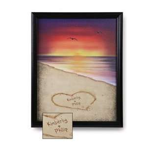  Unframed Personalized Beach Print: Home & Kitchen