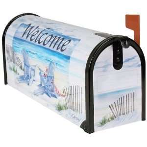  Beach Chair Welcome Summer Magnetic Mailbox Cover: Patio 