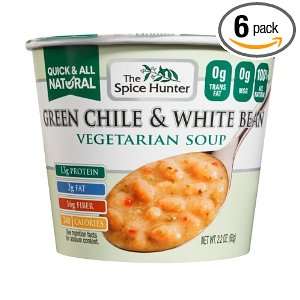   Hunter Green Chile & White Bean, Veg Soup Bowl, 2.2 Ounce (Pack of 6
