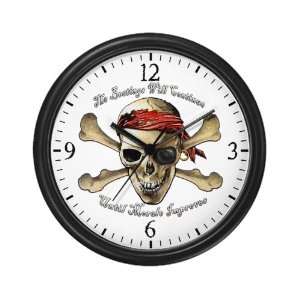  Wall Clock Pirate Beatings Will Continue Until Morale 