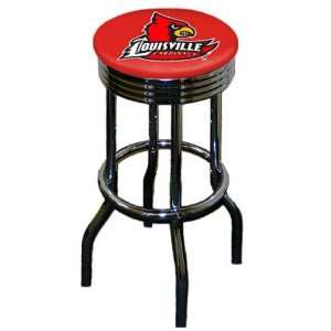   of Louisville Cardinals Swivel Bar Stool Set: Sports & Outdoors