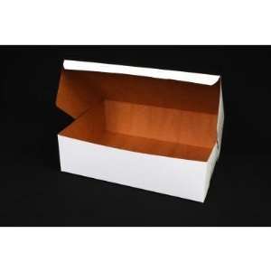  4 x 10 Tuck Top Bakery Boxes in White