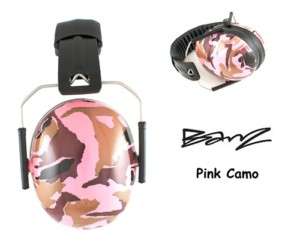 Banz Ear Muffs Hearing Protection   Pink Camo  