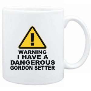 Mug White  WARNING : DANGEROUS Gordon Setter  Dogs:  