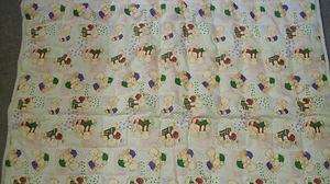TERRY BEAR HANDMADE BABY QUILT OR LAP QUILT  