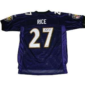   Ravens Ray Rice Baltimore Ravens Purple Replica Jersey Sports