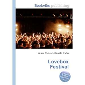  Lovebox Festival Ronald Cohn Jesse Russell Books