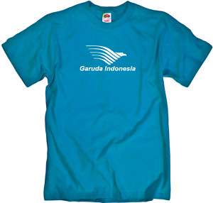 Garuda Indonesia Retro Logo Indonesian Airline T Shirt  