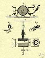 THOMAS EDISON Phonograph Talking Machine US Patent_D184  