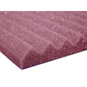  1 x 12 x 12 Plum Acoustic Studio Wedge Foam 48 Pack by 