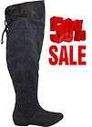   options new women black pu over the knee boot size 3 4 5 6 7 8 $ 14 11