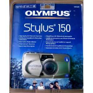  Olympus Stylus 150 QD Date 35mm Film Camera w/ 37.5 150mm 