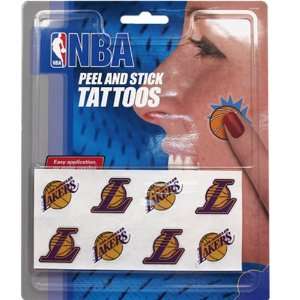    Los Angeles Lakers Temporary Tattoos Sheet: Sports & Outdoors
