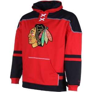  Reebok Chicago Blackhawks Youth Red Black Power Play Lace 