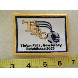  Tinton Falls New Jersey Soccer Patch 